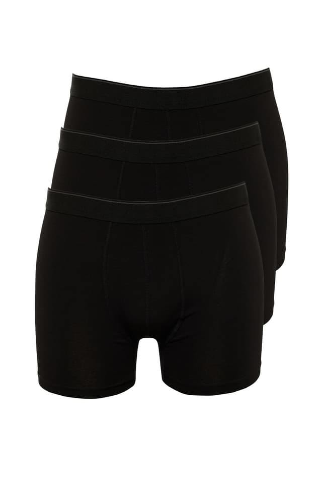 Product Siyah 3'lü Paket Düz Boxer
