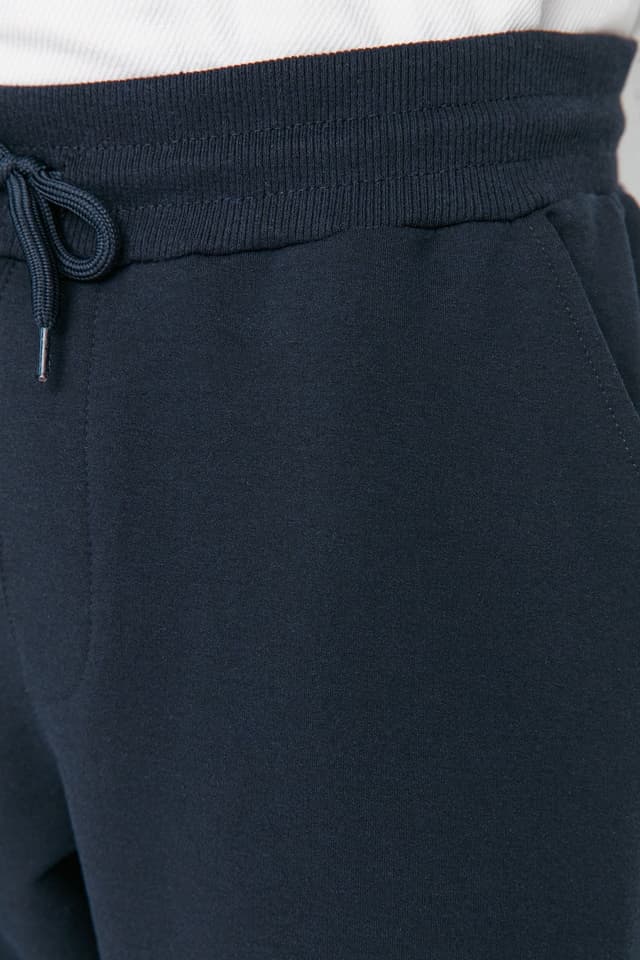 Product Lacivert Basic Regular/Normal Kesim Lastik Paça Jogger Eşofman Altı
