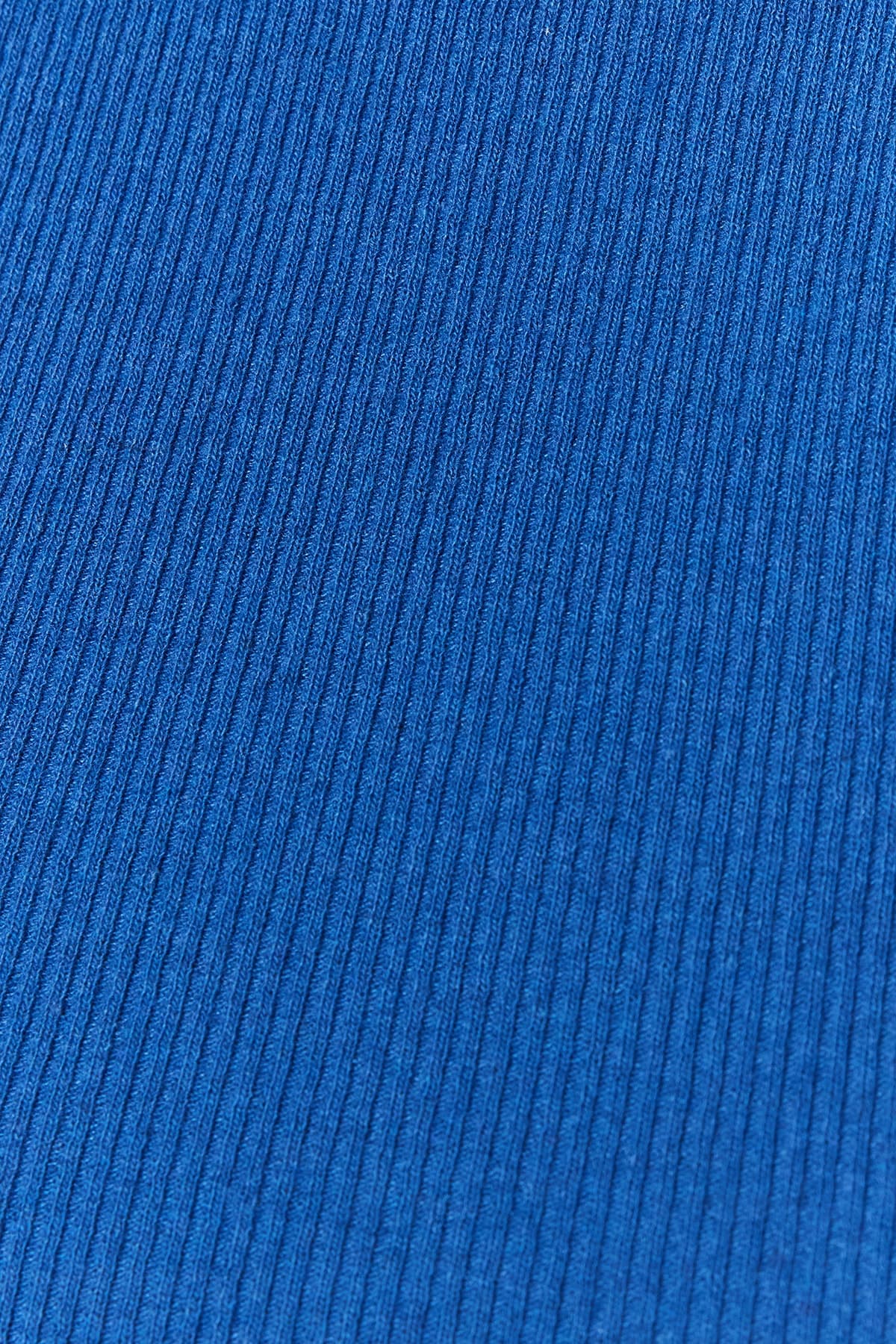 Trendyolmilla Lacivert-Yeşil 2'li Paket Fitted/Vücuda Oturan Crop Halter Yaka Fitilli Örme Atlet TWOSS21AL0058