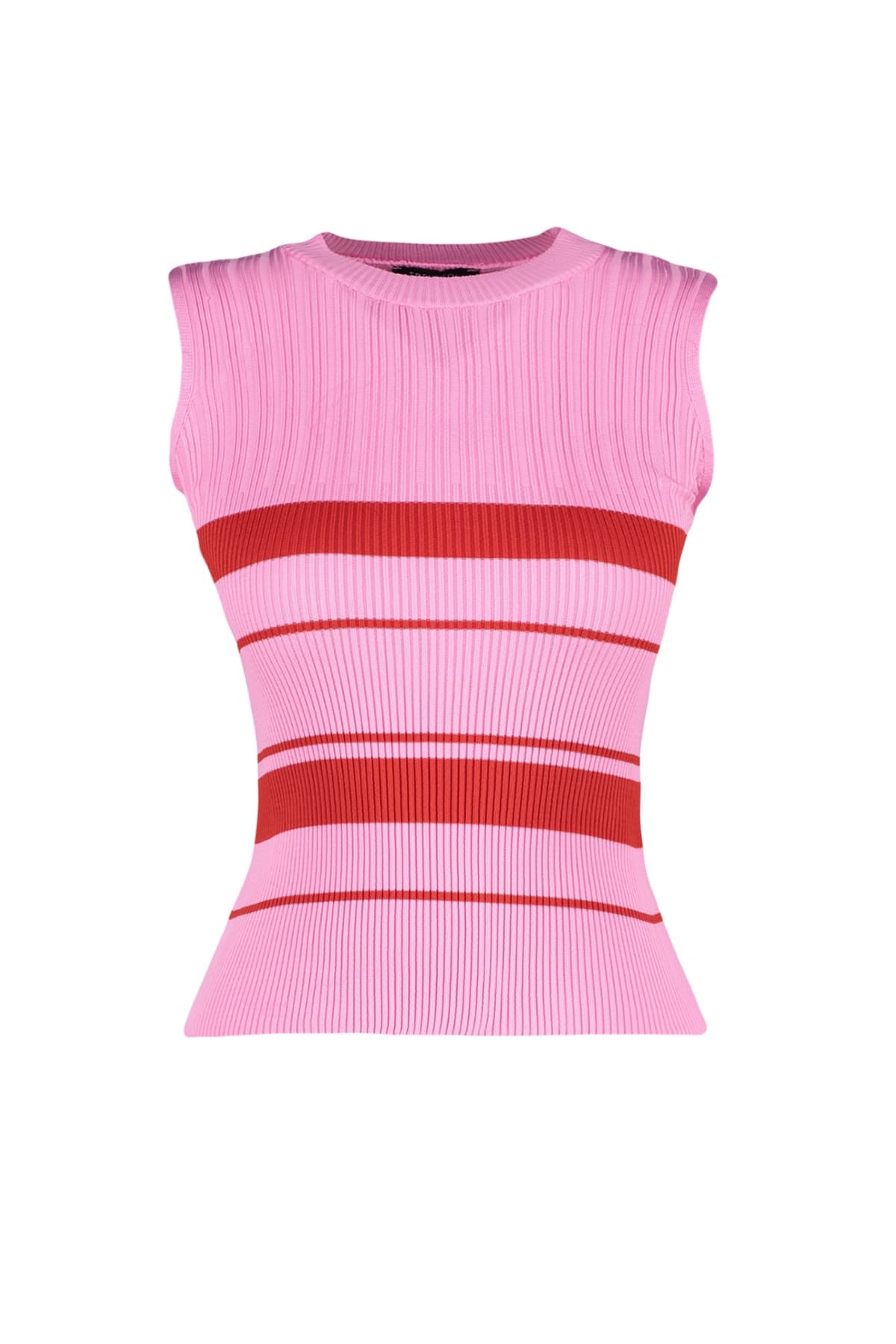 Trendyolmilla Pembe Bisiklet Yaka İnce Bluz TWOSS21BZ0370