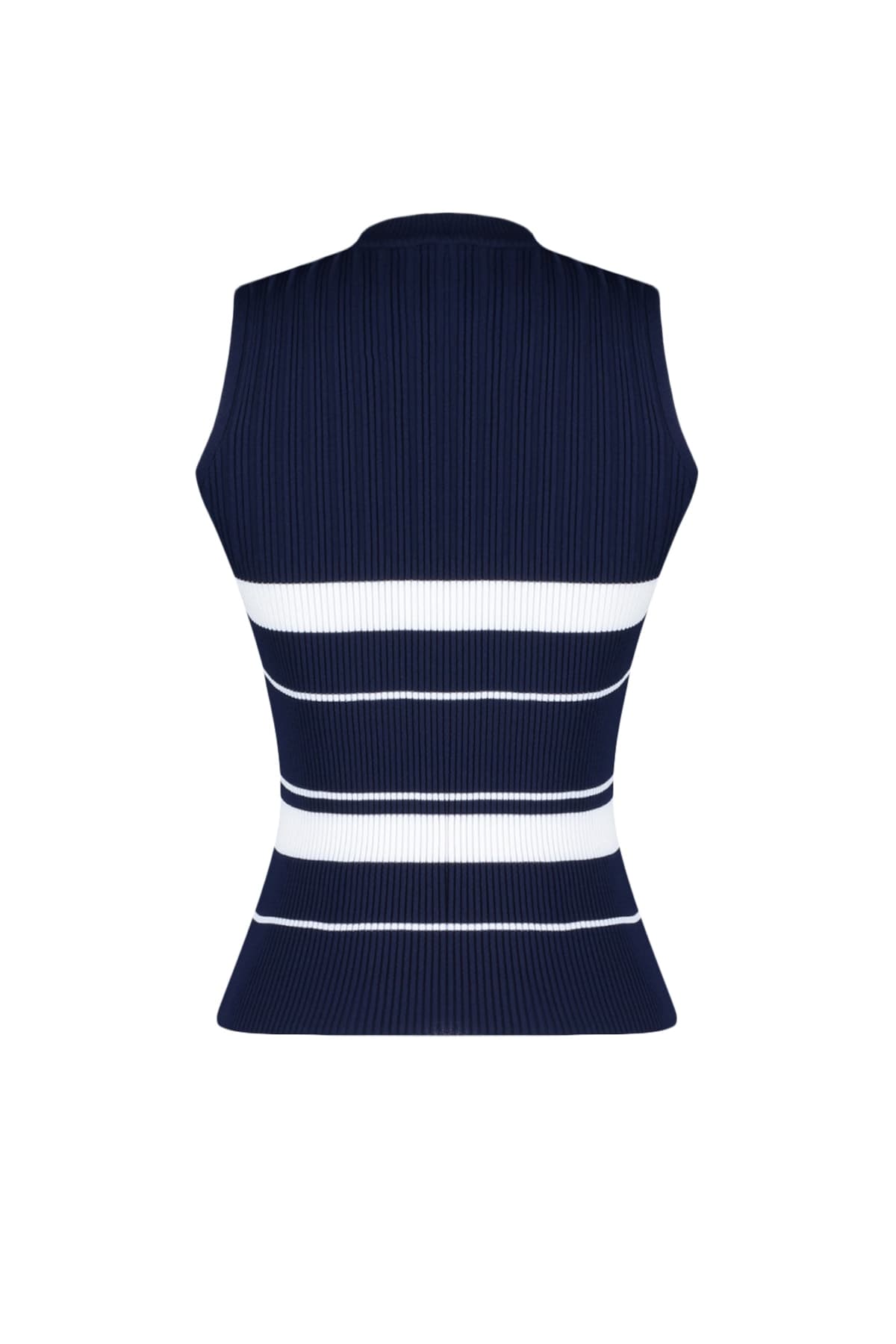 Trendyolmilla Lacivert Bisiklet Yaka Bluz TWOSS21BZ0370