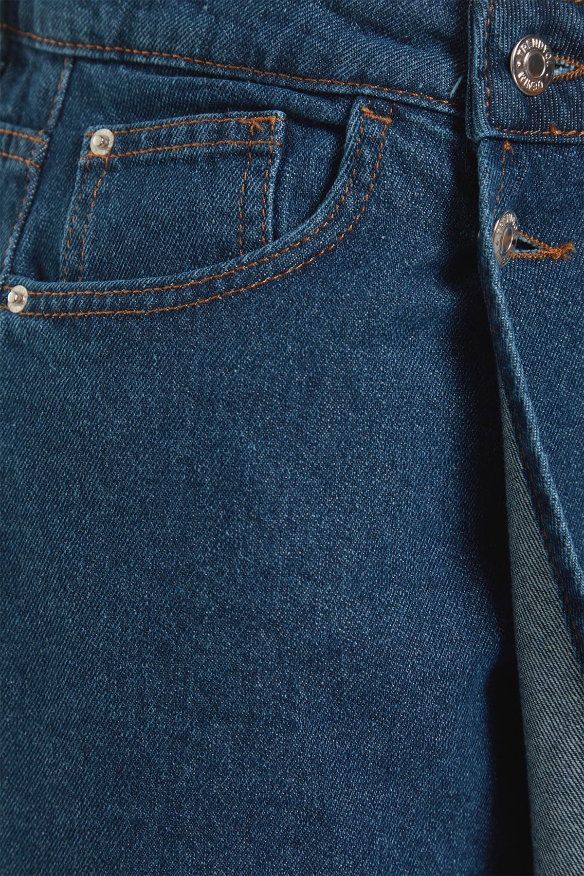 Trendyolmilla Curve Açık Mavi Yüksek Bel Etek Uçu Püsküllü Şort Etek TBBSS23AP00008