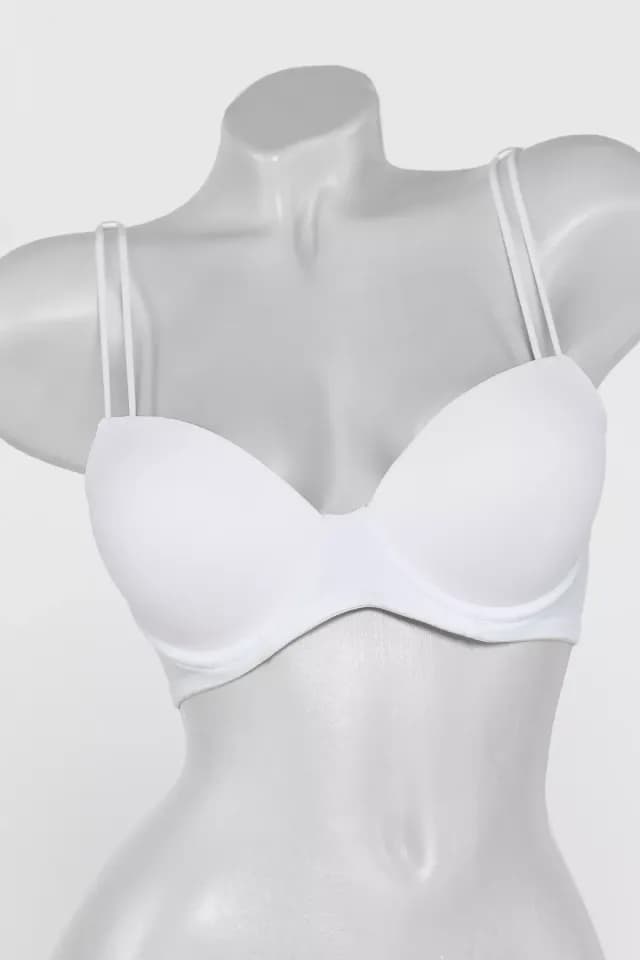 Product St. Sister Çift Askılı Dolgulu Balenli Sütyen Beyaz TZL-P-00016143