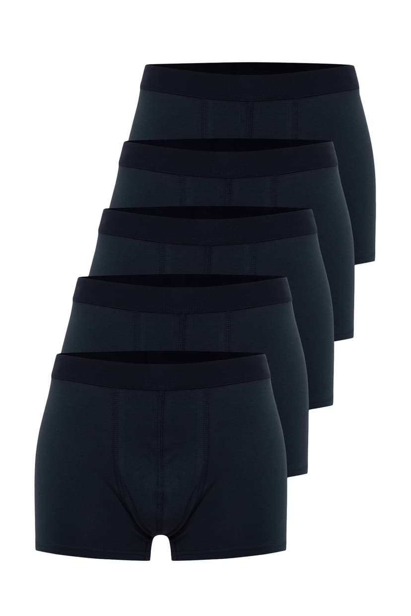 Lacivert 5'li Paket Boxer