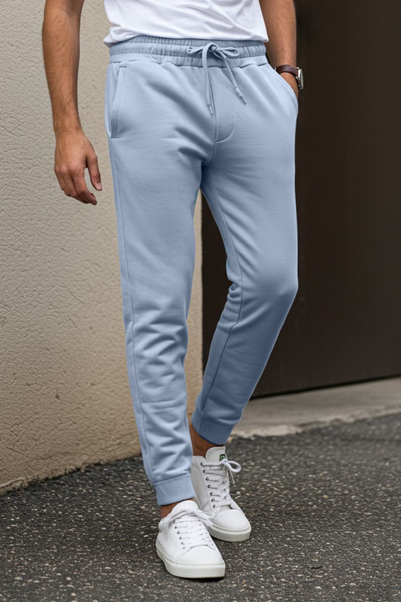 Mavi Basic Regular/Normal Kesim Lastik Paça Jogger Eşofman Altı
