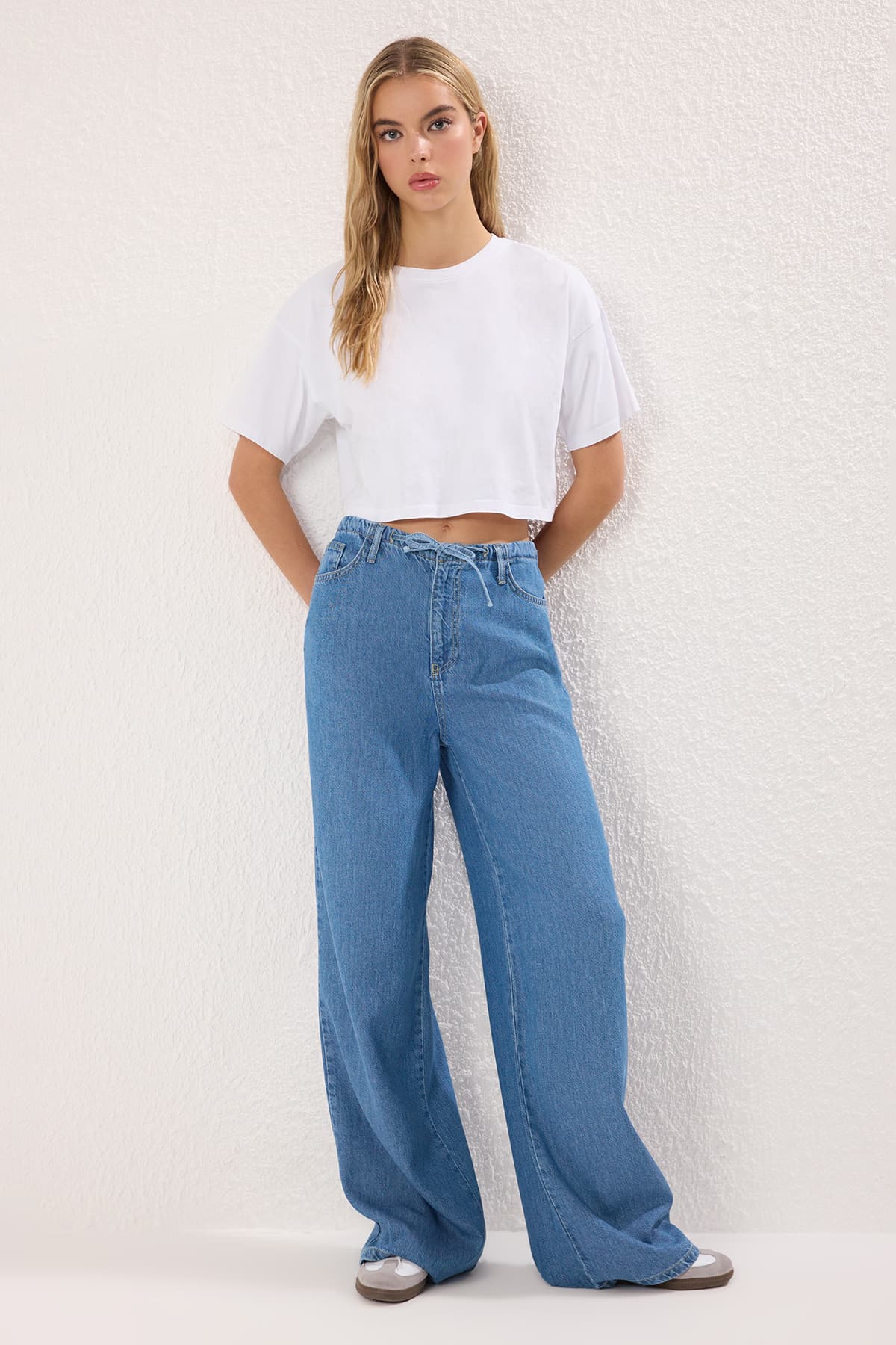 Mavi More Sustainable %100 Tencel™ Beli Lastikli Yüksek Bel Jeans