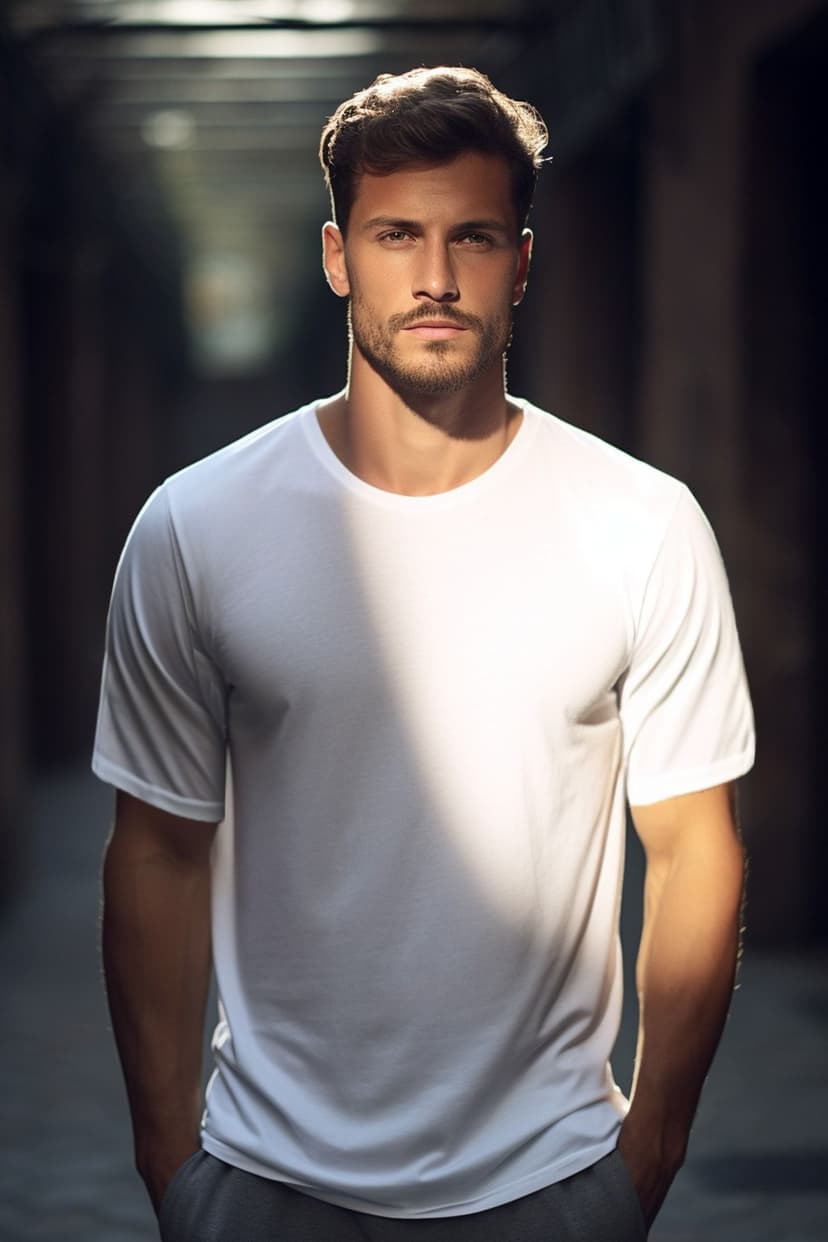 Beyaz %100 Pamuklu Oversize/Geniş Kesim T-Shirt